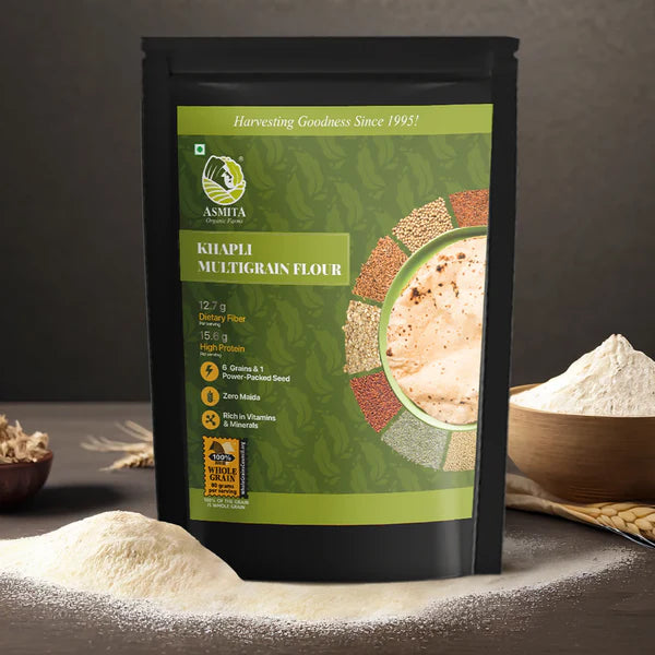 Organic Multigrain Flour | Asmita Organic Farms