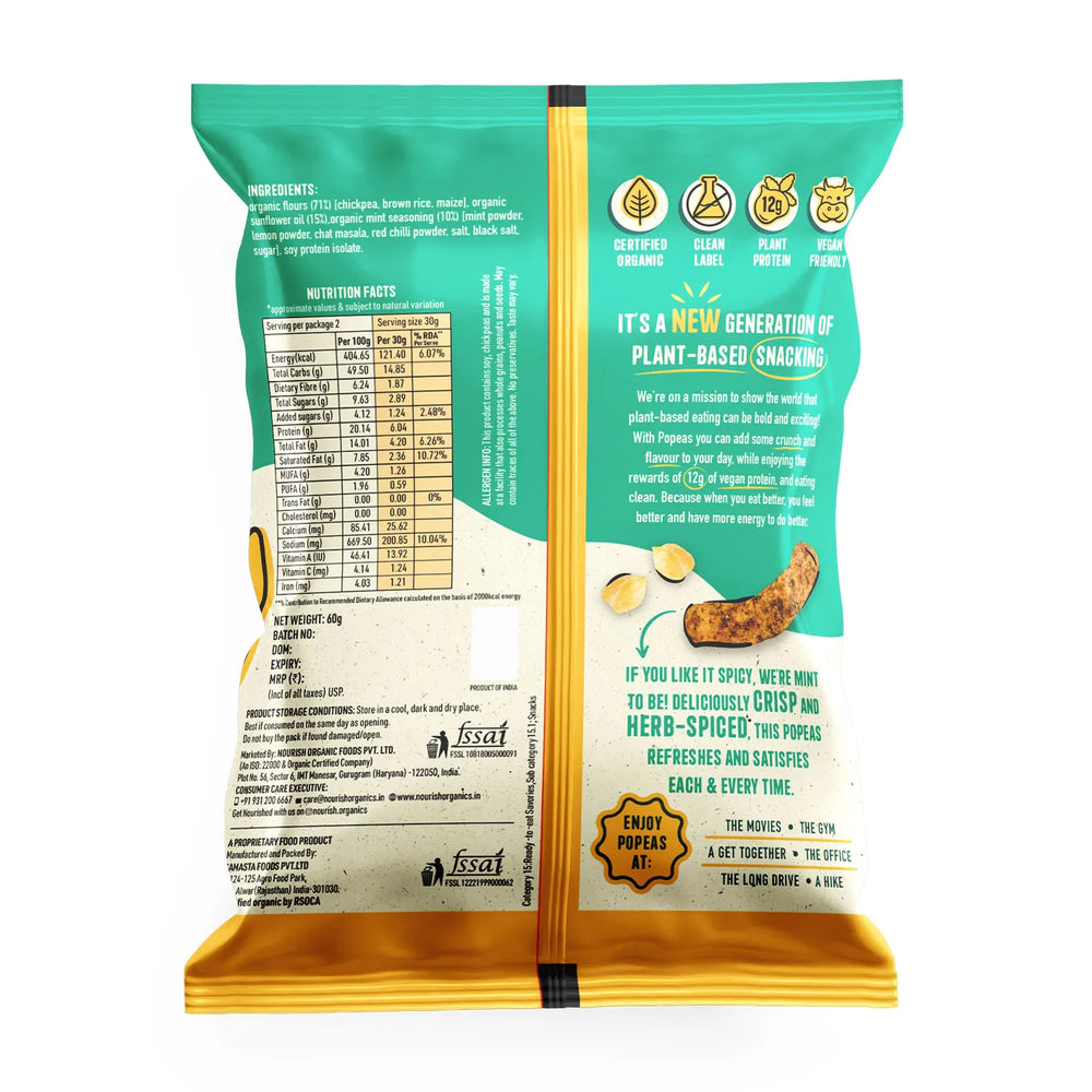 Nourish Organics Chickpea Puffs | SPICY MINT _earthbased_115