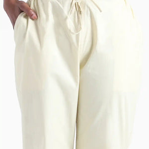 Organic Cotton & Natural Dyed_Apparel-Earthbased.in_Organic Cotton & Natural Dyed Womens Lemon Yellow Color Slim Fit Pants_04