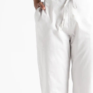 Organic Cotton & Natural Dyed Apparel-Earthbased.in_ Womens Ash Grey Color Slim Fit Pants_05