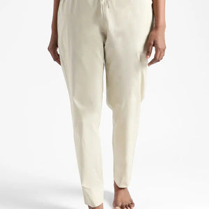 Organic Cotton & Natural Dyed Apparel-Earthbased.in_ Womens Henna Green Color Slim Fit Pants_03