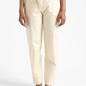 Organic Cotton & Natural Dyed Apparel-Earthbased.in_ Womens Rust Cream Color Slim Fit Pants_04