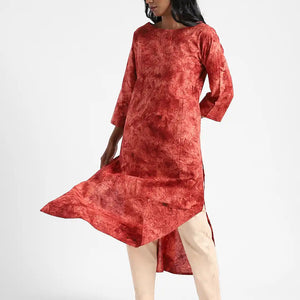 Organic Cotton & Natural Dyed Apparel-Earthbased.in_ Womens Sandal Wood Color Slim Fit Pants_02