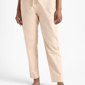 Organic Cotton & Natural Dyed Apparel-Earthbased.in_ Womens Sandal Wood Color Slim Fit Pants_05