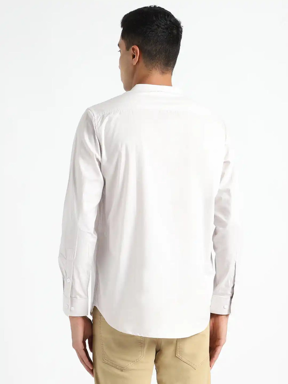 Organic Cotton & Naturally Dyed Apparel-Earthbased.in_Organic Cotton & Naturally Dyed Mens Round Neck Ash Grey Shirt_04