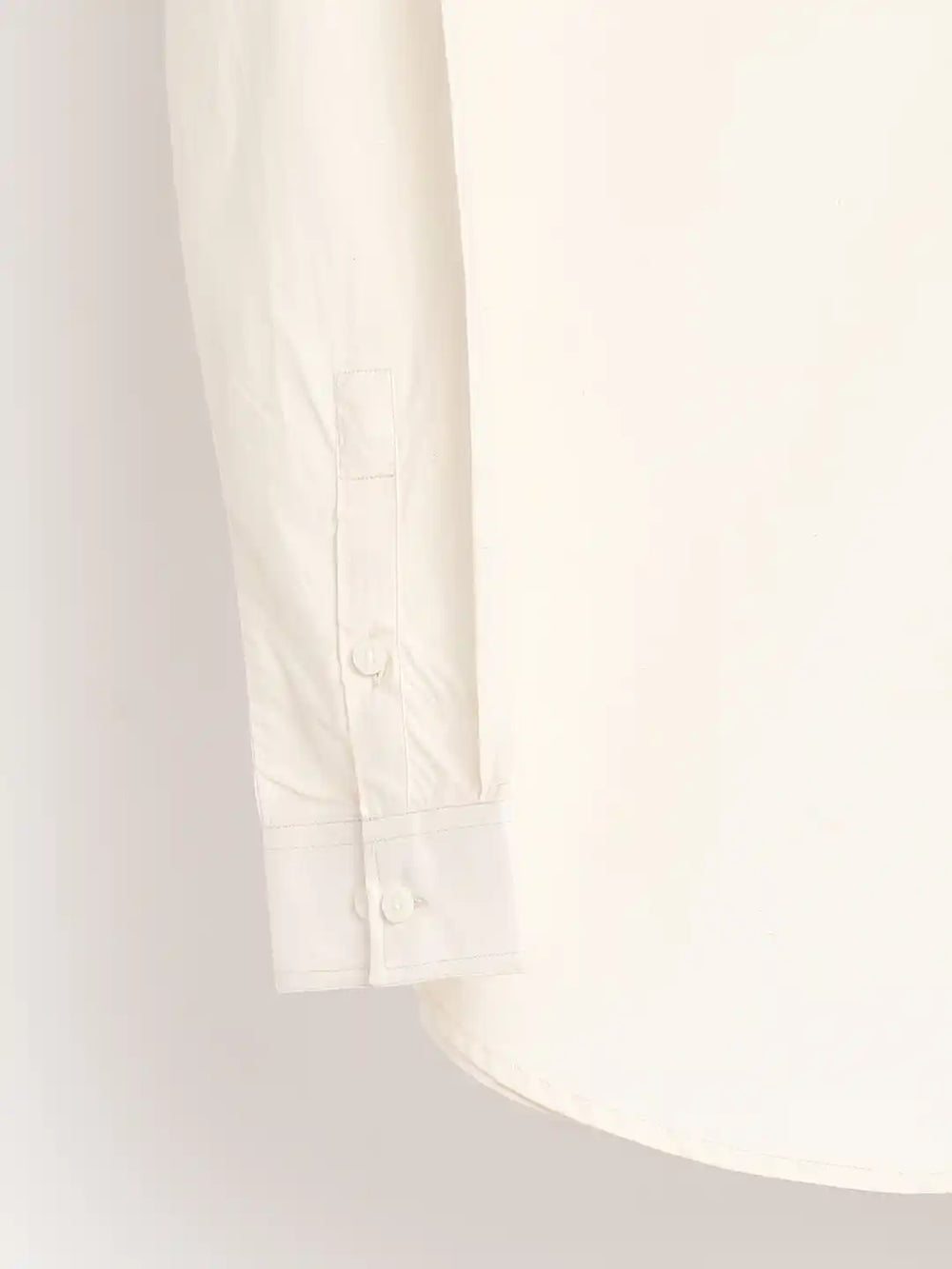 Organic Cotton & Naturally Dyed Apparel-Earthbased.in_ Mens Round Neck Light Cream Shirt _06