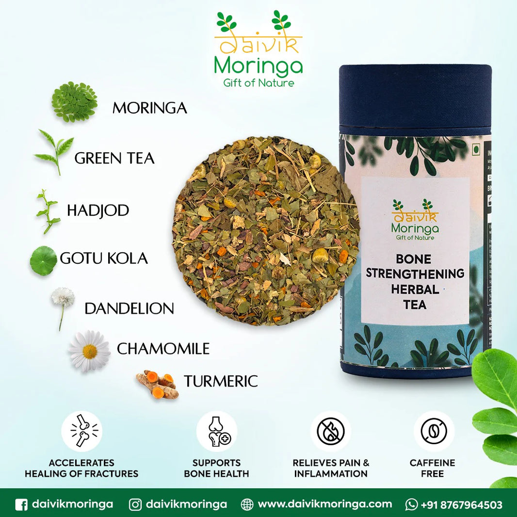 Bone Strengthening Herbal Tea | Daivik Moringa