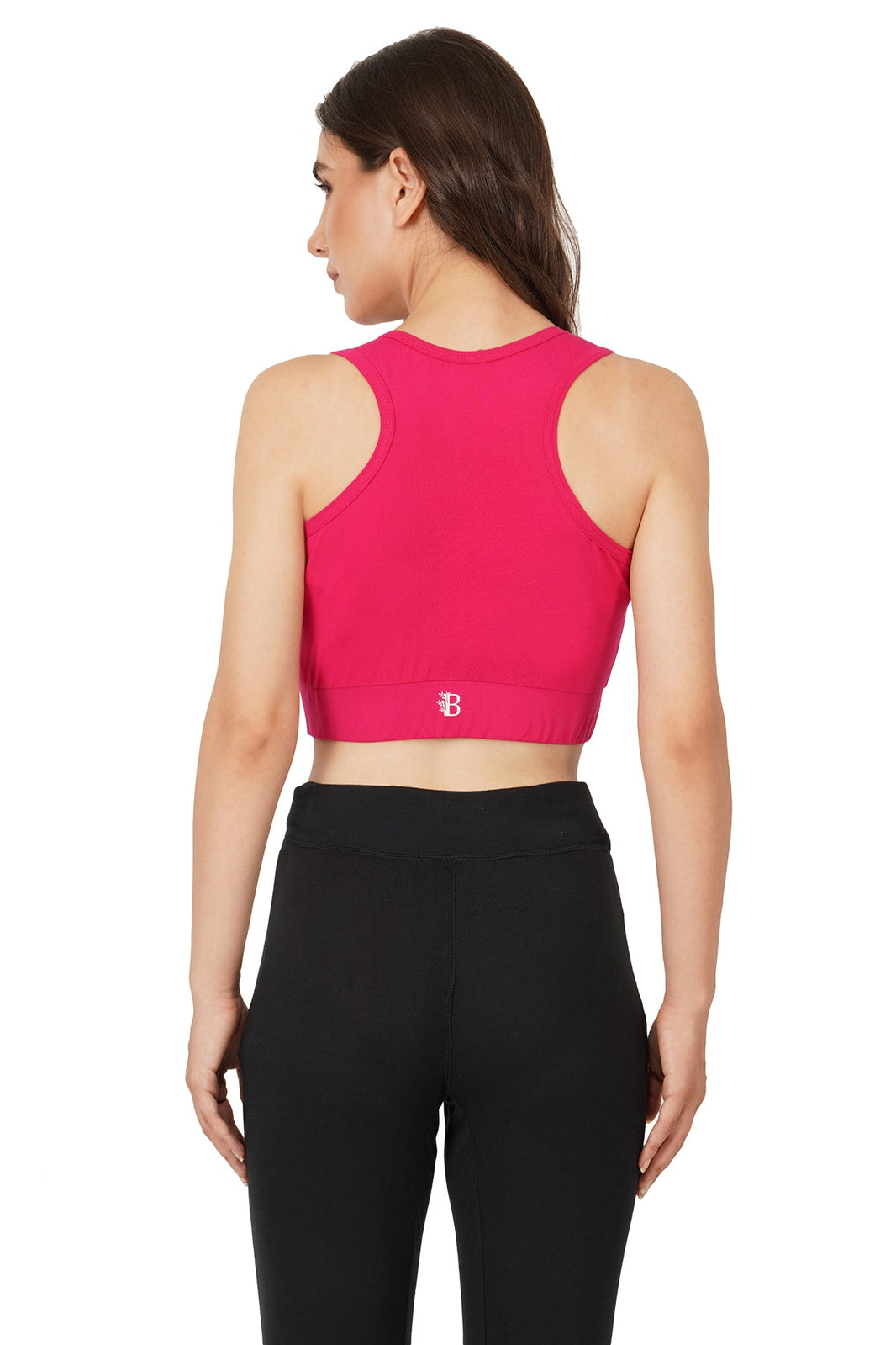 Bamboo Fabric Sports Bra | Non Padded, Non Wired, Seamless and Full Coverage | Bold