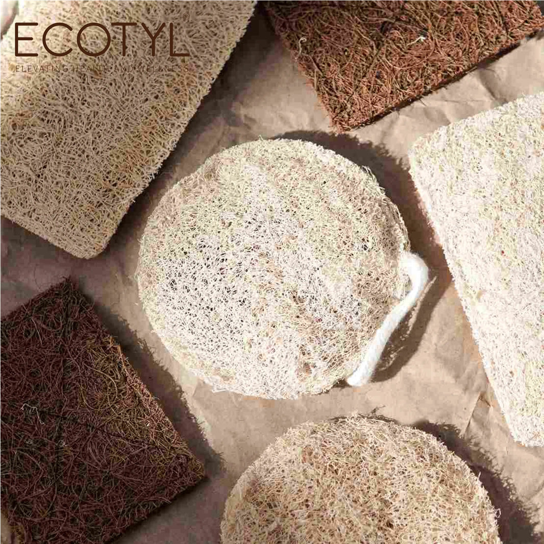 Ecotyl Natural Body Loofah - Set of 2