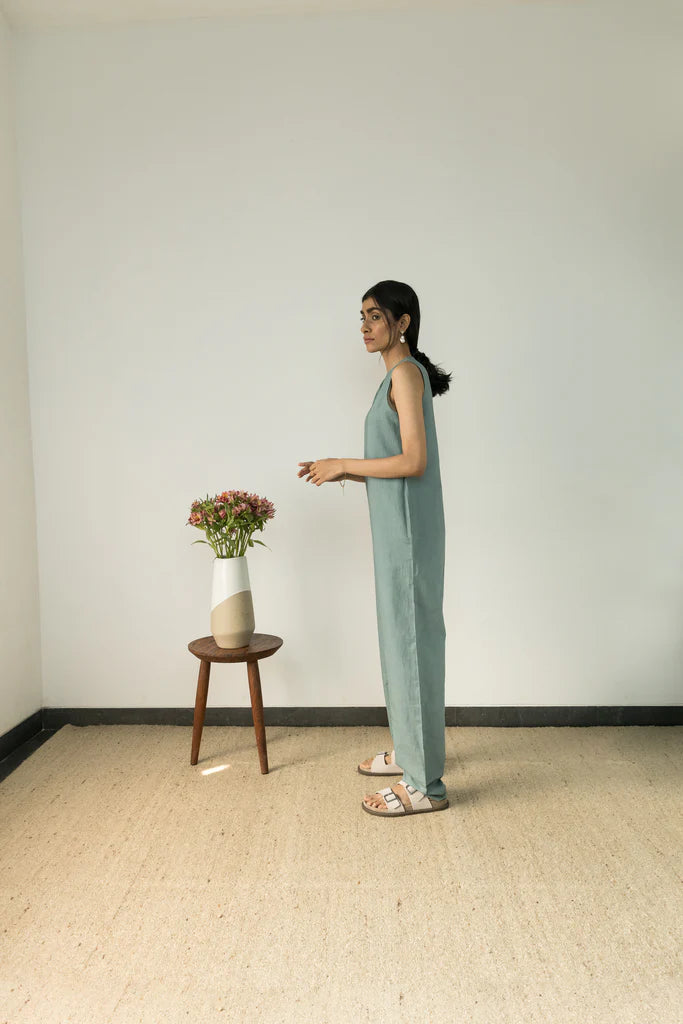 RELAXED-FIT JUMPSUIT | Anushe Pirani  | Best Vegan Apparel for Women - Earthbased | 03
