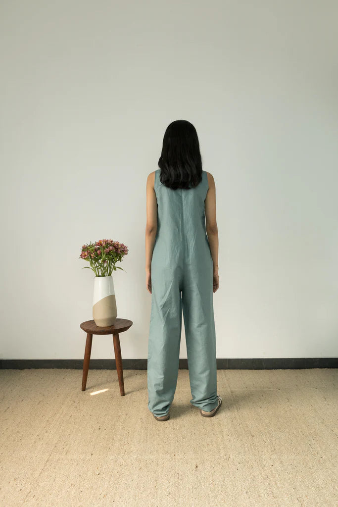 RELAXED-FIT JUMPSUIT | Anushe Pirani  | Best Vegan Apparel for Women - Earthbased | 04