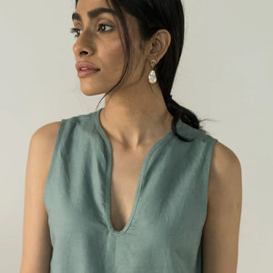 RELAXED-FIT JUMPSUIT | Anushe Pirani  | Best Vegan Apparel for Women - Earthbased | 05