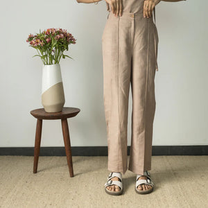 SPLIT-HEM TROUSERS | Anushe Pirani | Best Vegan Products | earthbased.in | 02