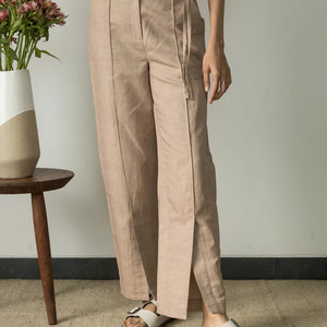 SPLIT-HEM TROUSERS | Anushe Pirani | Best Vegan Products | earthbased.in | 04