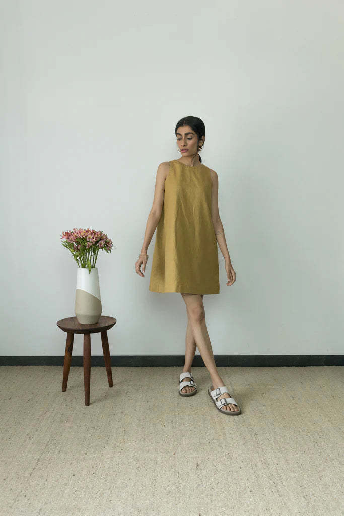 SUNDRESS MINI | Anushe Pirani | Best Vegan Apparel for Women  | earthbased.in | 01