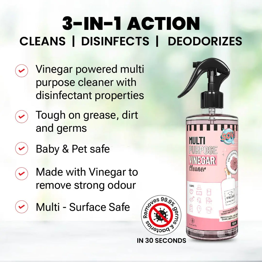 SOVI® MULTI PURPOSE VINEGAR CLEANER, CLEAN SCENT GUIDELINE - 1