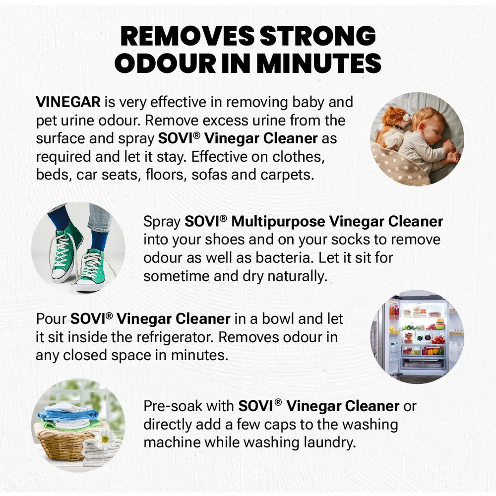 SOVI® MULTI PURPOSE VINEGAR CLEANER, CLEAN SCENT GUIDELINE - 4