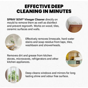 SOVI® VINEGAR POWERED DISINFECTANT FLOOR CLEANER, CLEAN SCENT ( 5L ) GUIDELINE - 3