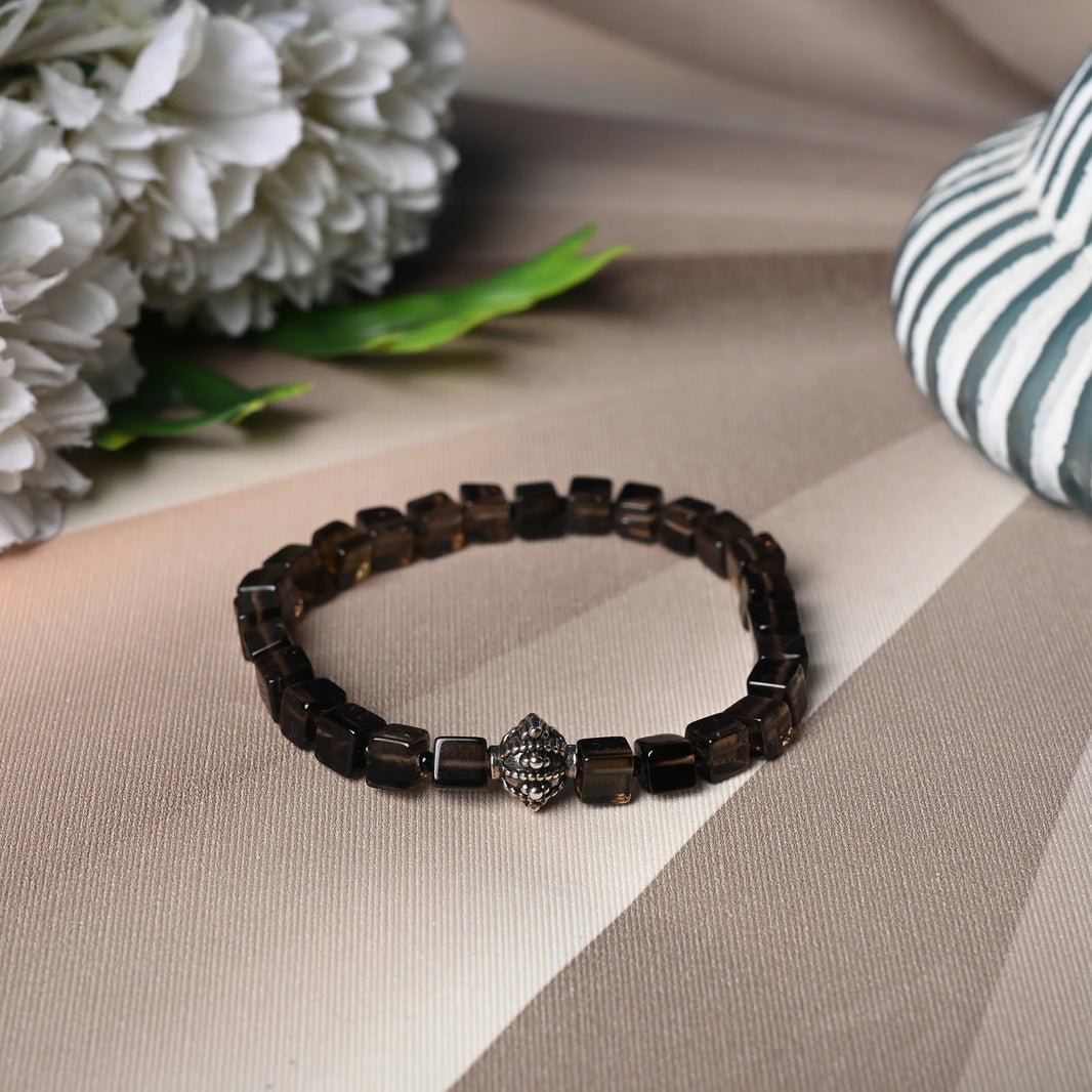 Smoky _Quartz _Healing _Gemstone _Bracelet