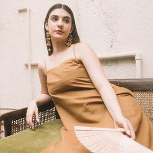 Sustainable Clothing  | A-Line Slip Dress | Anushe Pirani | earthbased.in | 02