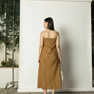 Sustainable Clothing  | A-Line Slip Dress | Anushe Pirani | earthbased.in | 03