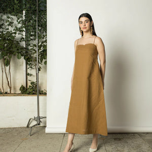 Sustainable Clothing  | A-Line Slip Dress | Anushe Pirani | earthbased.in | 05