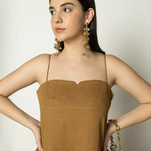 Sustainable Clothing  | A-Line Slip Dress | Anushe Pirani | earthbased.in | 07