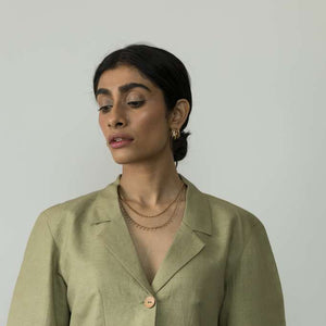 THE WAISTED BLAZER | Anushe Pirani | Best Sustainable Clothing for Women  | earthbased.in | 05