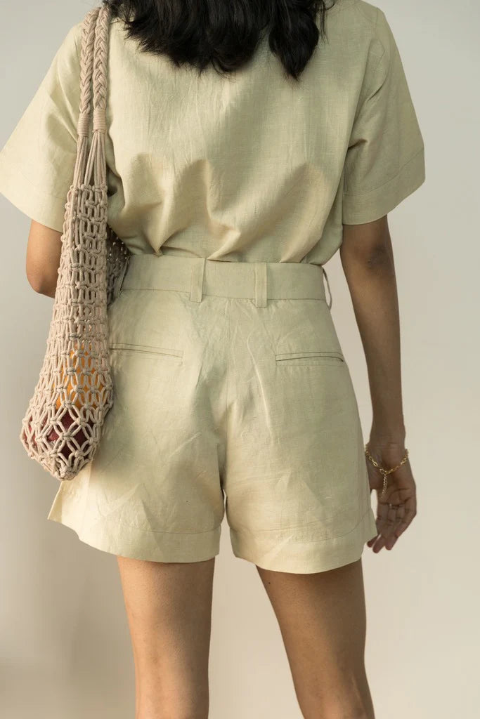 TOMBOY SHORTS | Anushe Pirani | Best Men’s & Women’s Ethical & Sustainable Nightwear | earthbased.in | 02