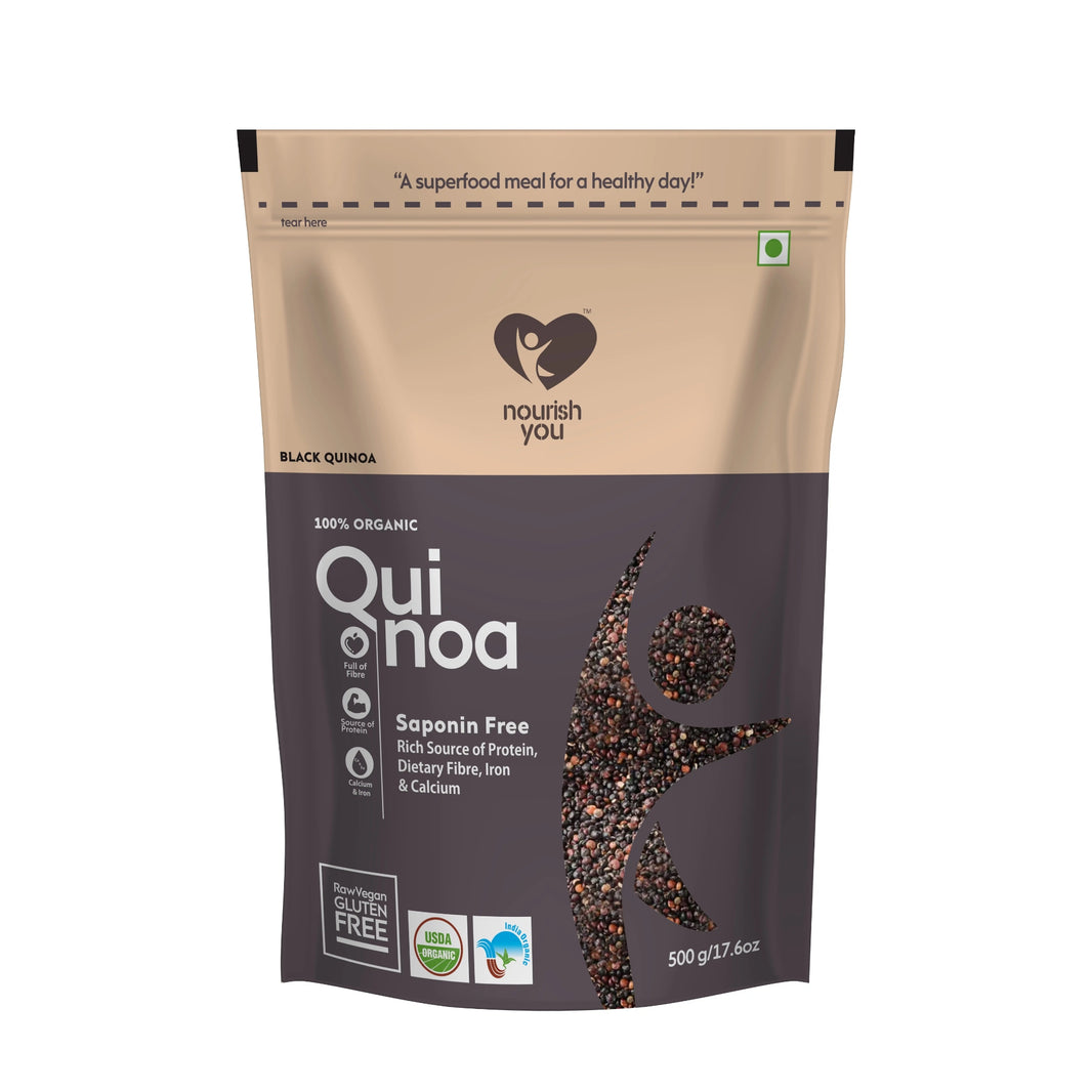 Nourish You ORGANIC BLACK QUINOA 500G