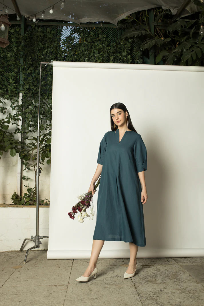 Vegan_Products_Pleated_A-Line_Maxi_Anushe_Pirani_earthbased.in_05