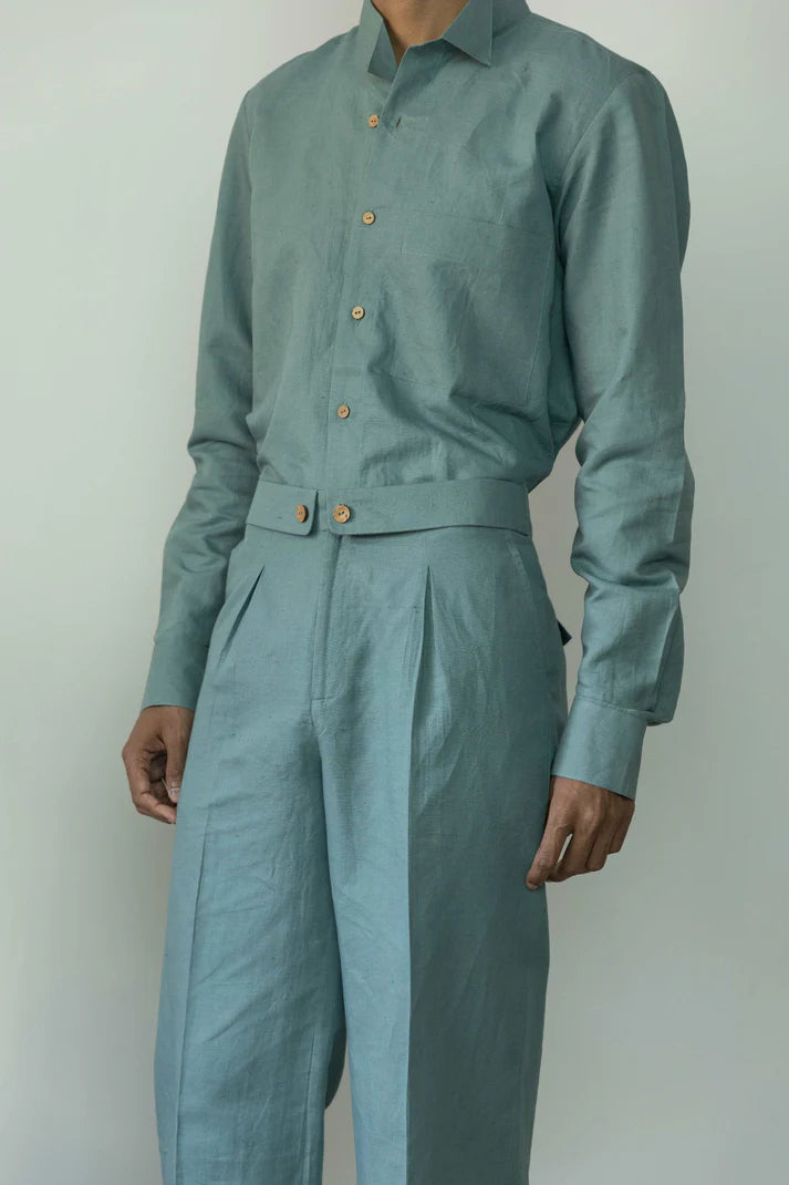 Vegan Products | STRAIGHT-LEG PANTS |  Anushe Pirani  | earthbased.in | 01