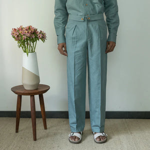 Vegan Products | STRAIGHT-LEG PANTS |  Anushe Pirani  | earthbased.in | 03