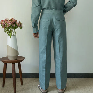 Vegan Products | STRAIGHT-LEG PANTS |  Anushe Pirani  | earthbased.in | 04