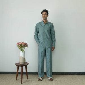 Vegan Products | STRAIGHT-LEG PANTS |  Anushe Pirani  | earthbased.in | 06