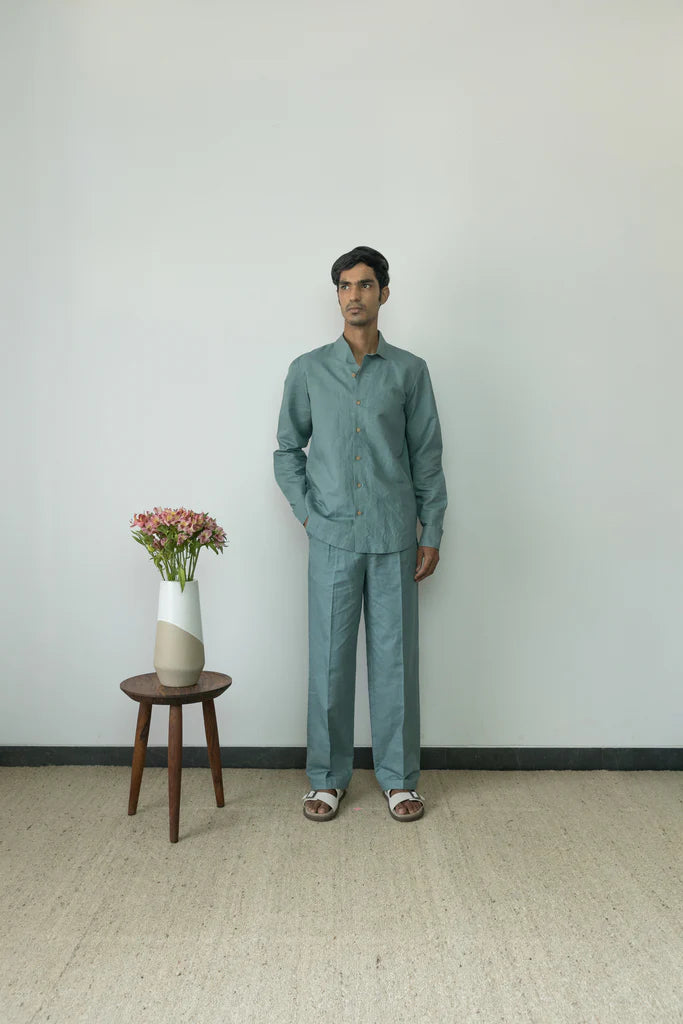 Vegan Products | STRAIGHT-LEG PANTS |  Anushe Pirani  | earthbased.in | 06