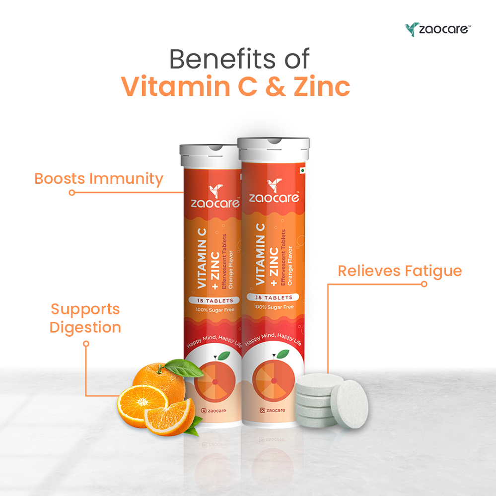 Vitamin _C _& _Zinc_ Effervescent_ Tablets_ For _Glowing _Skin_ OO4