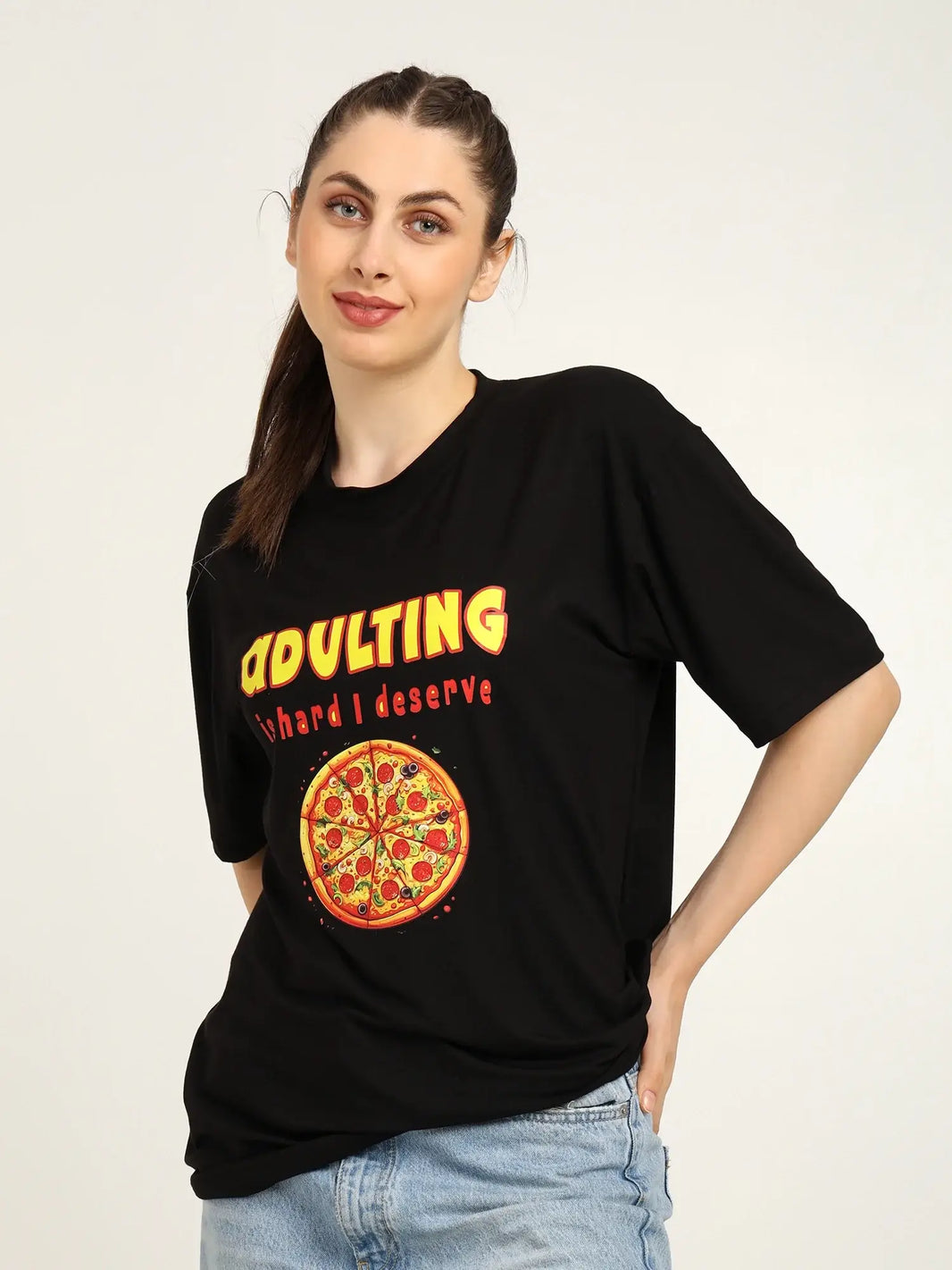 Women Oversized Bamboo T-Shirt – Soft, Breathable & Sustainable