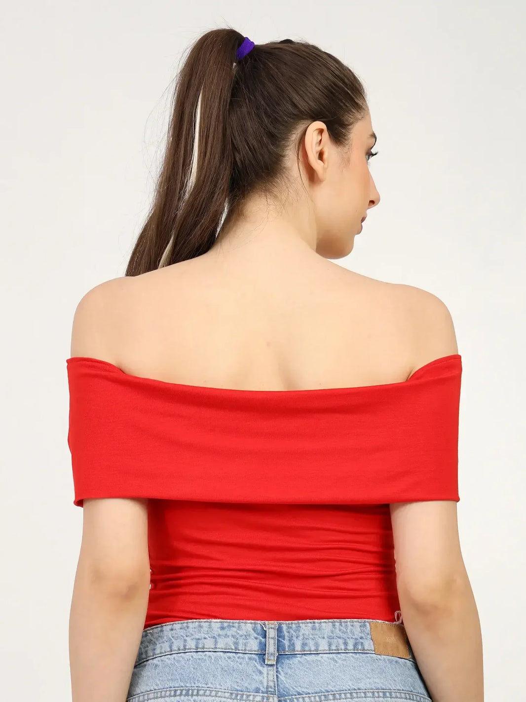 Women's Bamboo Drop Shoulder Top – Ultra Soft, Breathable & Sustainable | Red