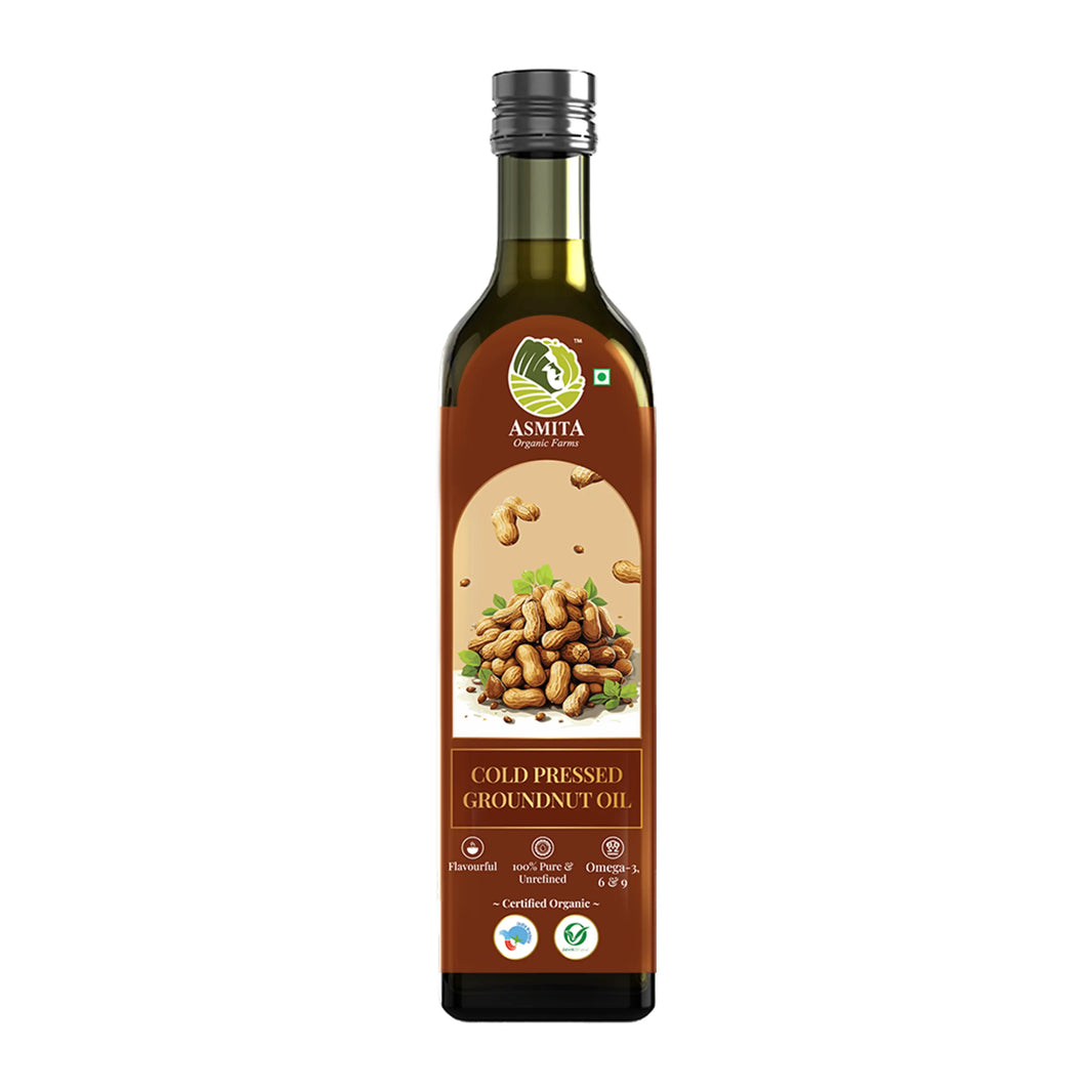 Organic Cold Pressed Groundnut Oil - 500 ml