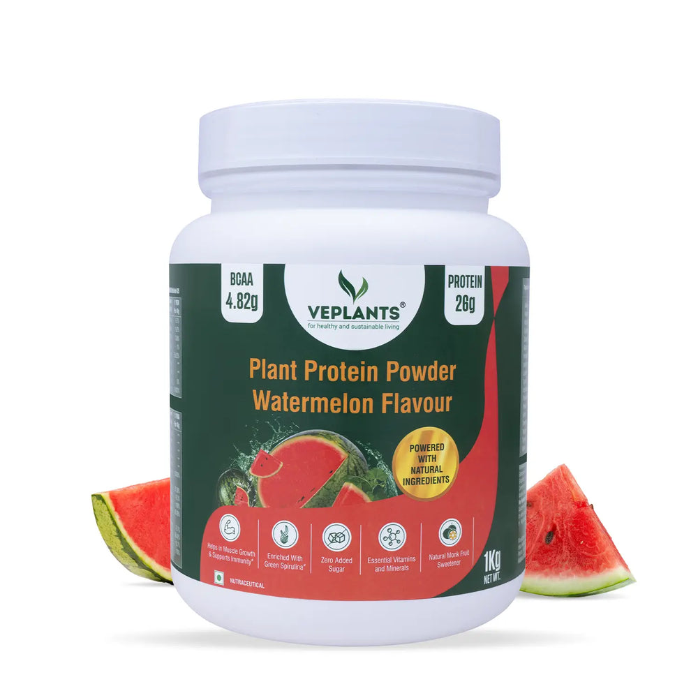 best protein powder in india | Vegan Protein Powder (Watermelon) | Veplants | earthbased.in | 01