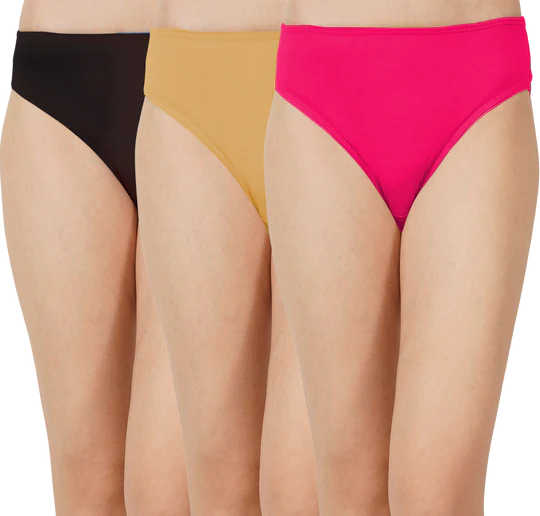 Bamboo Fabric Panty Set For Girls | Pack of 3