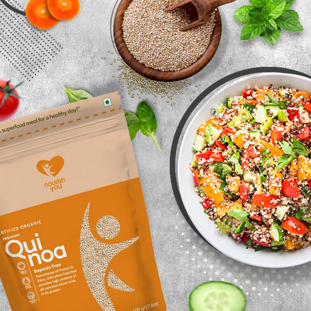 Nourish You ORGANIC PREMIUM WHITE QUINOA 500G