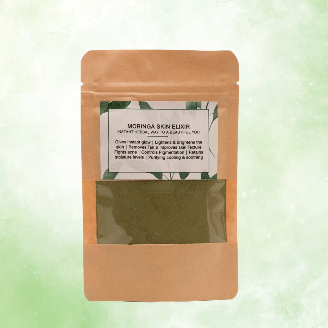 Daivik Moringa Skin Elixir | 100% Natural | Pigmentation & Blemish Removal, Anti Acne, Tan Removal | 50 g