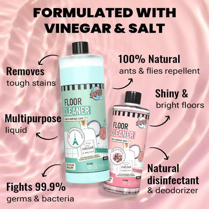 SOVI® VINEGAR POWERED DISINFECTANT FLOOR CLEANER, FRENCH CONNECTION GUIDELINE - 1