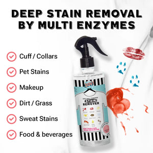 SOVI® LAUNDRY STAIN TREATMENT, ENZYMES POWERED, FIGHTS STAINS, ODOUR & DISCOLOURATION GUIDELINE - 2