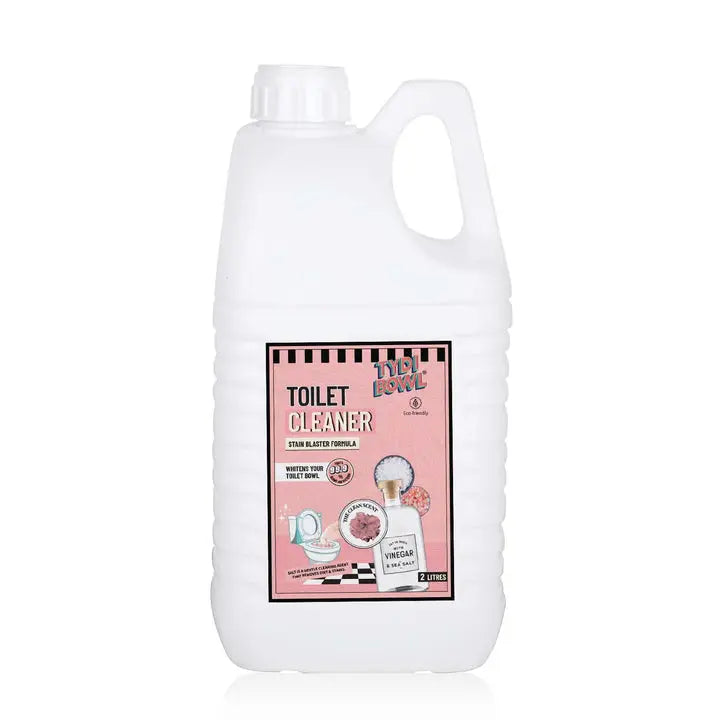 TYDIBOWL® TOILET CLEANER, VINEGAR POWERED, HARD WATER STAIN BLASTER, CLEAN SCENT 2 LITERS